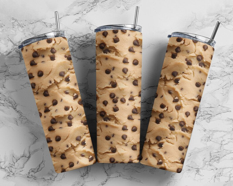 Cookie dough tumbler wrap